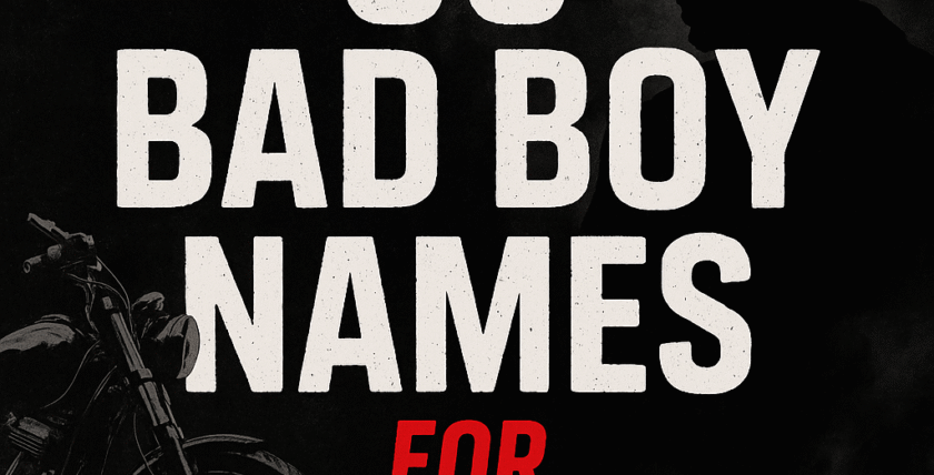 Bad boy names for characters