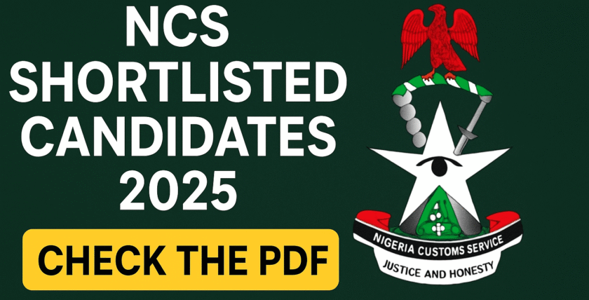 NCS Shortlisted Candidates