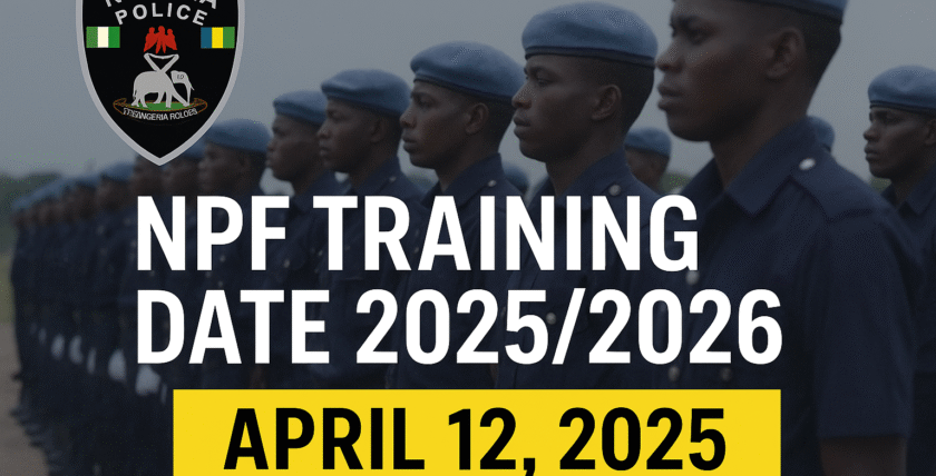 Nigeria Police Training Date