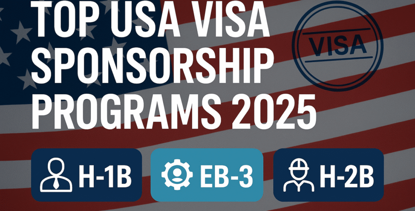 USA Visa Sponsorship Programs