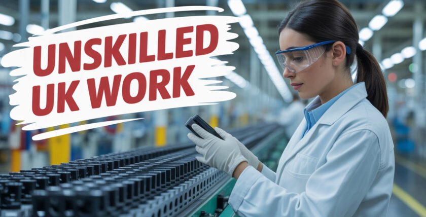 unskilled jobs with visa sponsorship UK